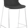 Kokoon Design Chaises Et Tabourets De Bar Tabouret De Bar Tissu Gris Et Métal H101cm