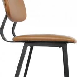 Kokoon Design Chaises Et Tabourets De Bar Tabouret De Bar Tradition Assise Rembourrée Imitation Marron -Bancs Soldes tabouret de bar tradition assise rembourree imitation marron 2