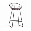 Potiron Paris Chaises Et Tabourets De Bar Tabouret De Bar Velours Rose Vintage -Bancs Soldes tabouret de bar velours rose vintage