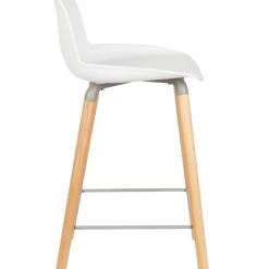Zuiver Chaises Et Tabourets De Bar Tabouret De Comptoir En Polypropylène Blanc