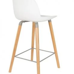 Zuiver Chaises Et Tabourets De Bar Tabouret De Comptoir En Polypropylène Blanc -Bancs Soldes tabouret de comptoir en polypropylene blanc 4