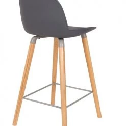 Zuiver Chaises Et Tabourets De Bar Tabouret De Comptoir En Polypropylène Gris Foncé -Bancs Soldes tabouret de comptoir en polypropylene gris fonce 4