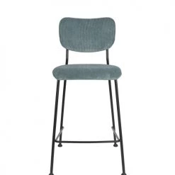 Zuiver Chaises Et Tabourets De Bar Tabouret De Comptoir En Tissu Bleu