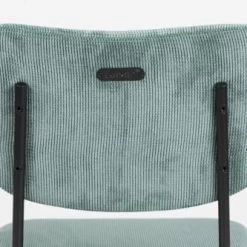 Zuiver Chaises Et Tabourets De Bar Tabouret De Comptoir En Tissu Bleu -Bancs Soldes tabouret de comptoir en tissu bleu 5