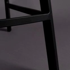 Dutchbone Chaises Et Tabourets De Bar Tabouret De Comptoir En Velours Gris -Bancs Soldes tabouret de comptoir en velours gris 4