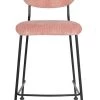 Zuiver Chaises Et Tabourets De Bar Tabouret De Comptoir Rétro En Velours Rose