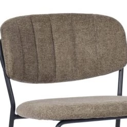 Mathi Design Chaises Et Tabourets De Bar Tabouret De Comptoir Tissu Taupe -Bancs Soldes tabouret de comptoir tissu taupe 2