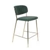 Mathi Design Chaises Et Tabourets De Bar Tabouret De Comptoir Tissu Vert -Bancs Soldes tabouret de comptoir tissu vert