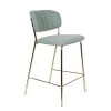 Mathi Design Chaises Et Tabourets De Bar Tabouret De Comptoir Tissu Vert Clair -Bancs Soldes tabouret de comptoir tissu vert clair