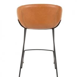 Zuiver Chaises Et Tabourets De Bar Tabouret Design En Métal Marron -Bancs Soldes tabouret design en metal marron 5