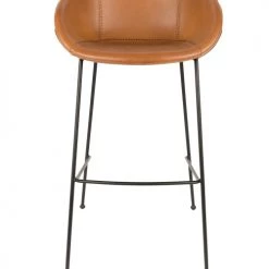 Zuiver Chaises Et Tabourets De Bar Tabouret Design En Métal Marron -Bancs Soldes tabouret design en metal marron 8