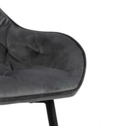 Hellin Chaises Et Tabourets De Bar Tabouret Haut Avec Accoudoirs En Velours Et Métal (lot De 2) -Bancs Soldes tabouret haut avec accoudoirs en velours et metal lot de 2 17