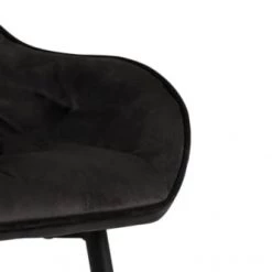 Hellin Chaises Et Tabourets De Bar Tabouret Haut Avec Accoudoirs En Velours Et Métal (lot De 2) -Bancs Soldes tabouret haut avec accoudoirs en velours et metal lot de 2 23