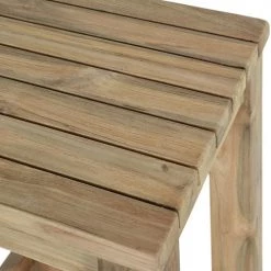 Gecko Jardin Chaises Et Tabourets De Bar Tabouret Haut En Teck Recyclé -Bancs Soldes tabouret haut en teck recycle 2