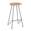Meubles & Design Chaises Et Tabourets De Bar Tabouret Minimaliste Assise Bois De Teck 1 Meubles & Design Chaises Et Tabourets De Bar Tabouret Minimaliste Assise Bois De Teck -Bancs Soldes tabouret minimaliste assise bois de teck