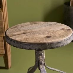 Signature Chaises Et Tabourets De Bar Tabouret Réglable En Hauteur 51-65 Cm - Marron -Bancs Soldes tabouret reglable en hauteur 51 65 cm marron 2