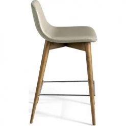 ReCollection Chaises Et Tabourets De Bar Tabouret Simili-cuir Marron 52x45x93cm -Bancs Soldes tabouret simili cuir marron 52x45x93cm 2