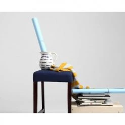 Custom Form Chaises Et Tabourets De Bar Tabouret Tissu Rembourrée Bleu Pieds Bois Massif Clair -Bancs Soldes tabouret tissu rembourree bleu pieds bois massif clair 5