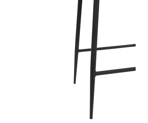 Meubles & Design Chaises Et Tabourets De Bar Tabouret Vintage En Cuir Et Métal Noir Marron 7 Meubles & Design Chaises Et Tabourets De Bar Tabouret Vintage En Cuir Et Métal Noir Marron – Image 5