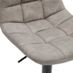 Moloo Chaises Et Tabourets De Bar Tabouret Vintage Microfibre Marron Clair Pied Métal Noir (x2) -Bancs Soldes tabouret vintage microfibre marron clair pied metal noir x2 3