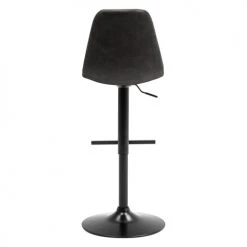 Moloo Chaises Et Tabourets De Bar Tabouret Vintage Microfibre Marron Foncé Pied Métal Noir (x2) -Bancs Soldes tabouret vintage microfibre marron fonce pied metal noir x2 2