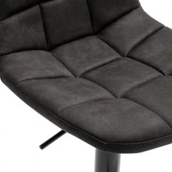 Moloo Chaises Et Tabourets De Bar Tabouret Vintage Microfibre Marron Foncé Pied Métal Noir (x2) -Bancs Soldes tabouret vintage microfibre marron fonce pied metal noir x2 3