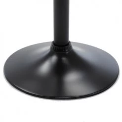 Moloo Chaises Et Tabourets De Bar Tabourets De Bar Design Réglable PU Noir Pieds Noirs (x4) -Bancs Soldes tabourets de bar design reglable pu noir pieds noirs x4 5