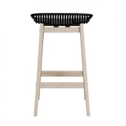 Mob In Chaises Et Tabourets De Bar Tabourets De Bar En Chêne Et Assise Noire 65 Cm - Lot De 4 -Bancs Soldes tabourets de bar en chene et assise noire 65 cm lot de 4 9