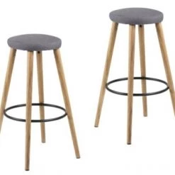 Hellin Chaises Et Tabourets De Bar Tabourets De Bar (lot De 2)